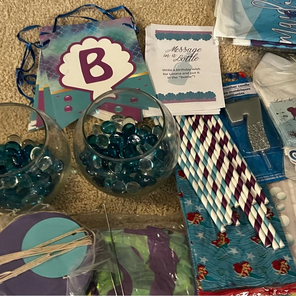 Mermaid birthday party in a box!